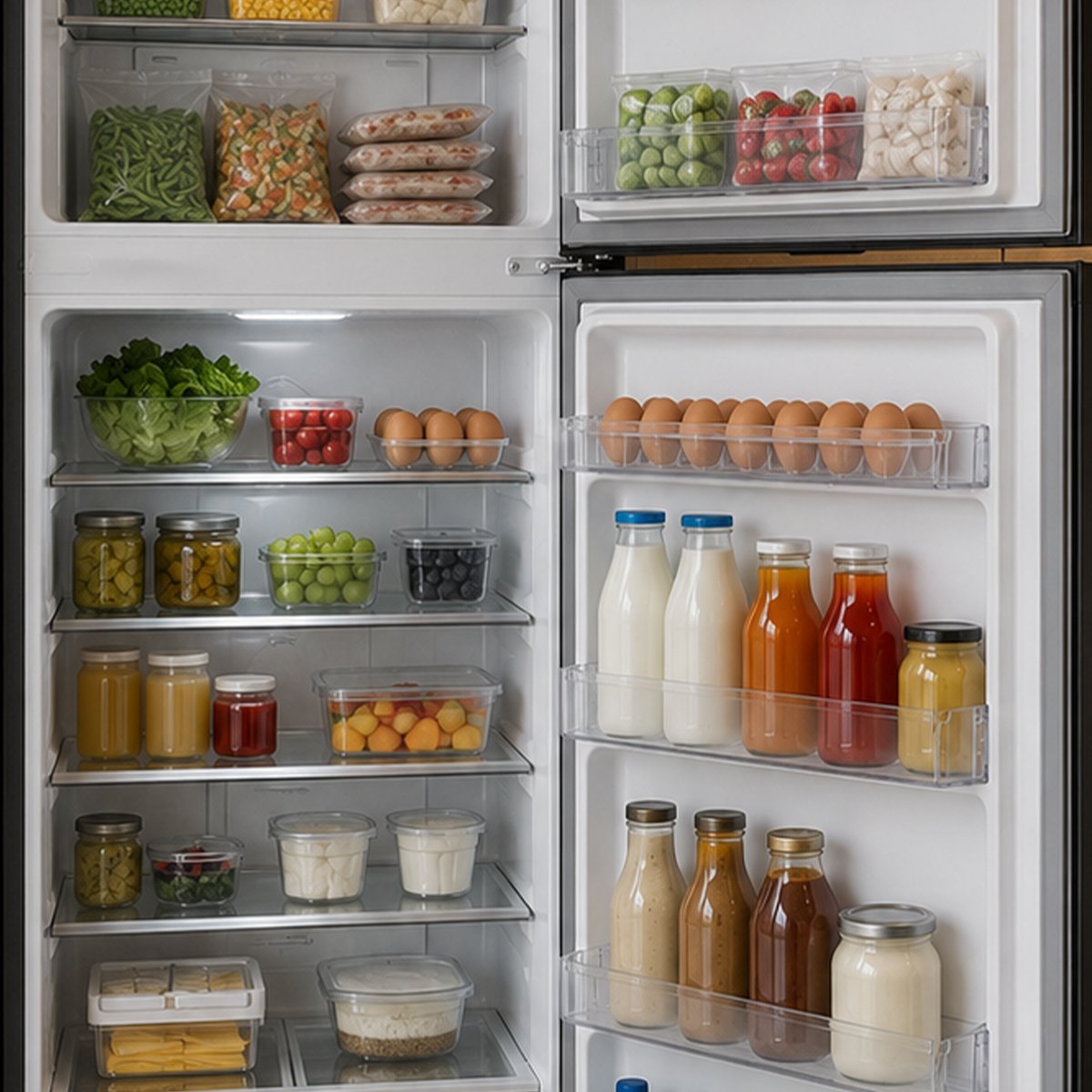 Λειτουργική εσωτερική διάταξη με Fresh Zone και Twist Ice Maker