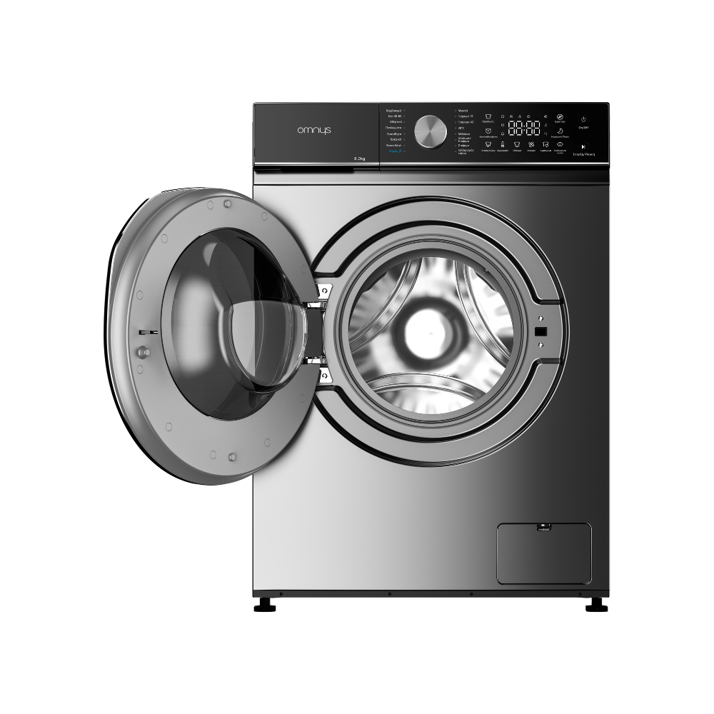 Omnys Inox Πλυντήριο Pούχων 8kg Aτμού - Ενεργειακή κλάση Α - Image 2