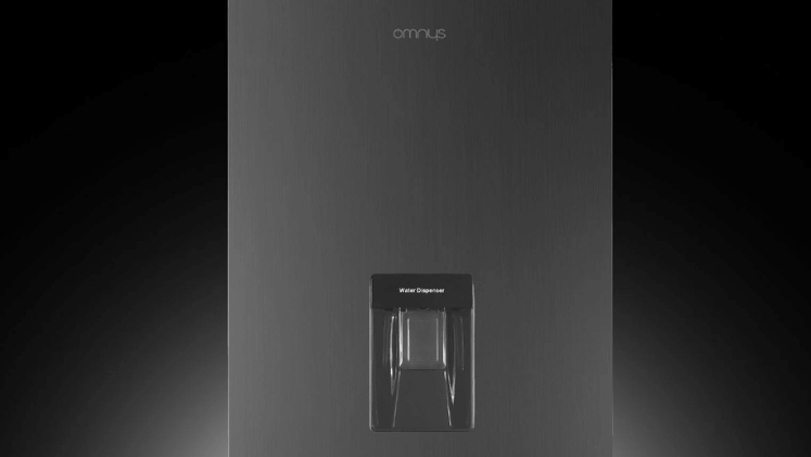 Water Dispenser με Midnight Inox design